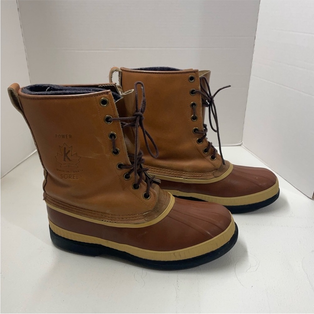 Sorel Men's Kaufman Leather Winter Boots - Men’s 10
